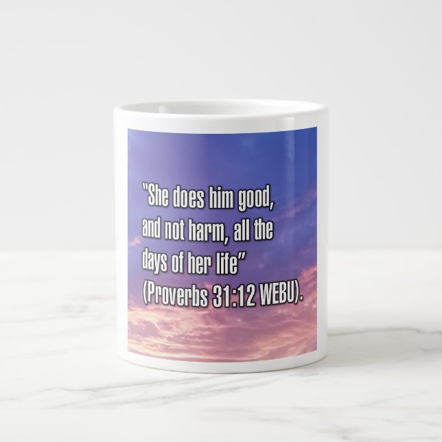 Proverbs 31:12 WEBU Mug (Front)