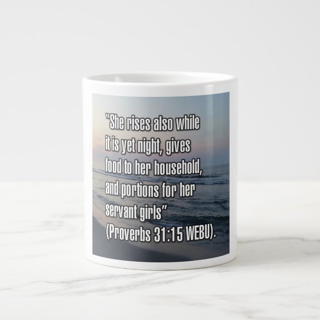 Proverbs 31:15 WEBU Mug (Front)