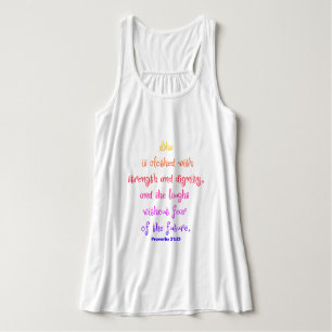 Proverbs 31:25 (FEARLESS) Singlet