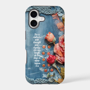 Proverbs 31:25 IPhone Case Inspiring Bible Verse 