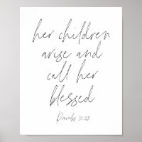 Proverbs 31:28 Script