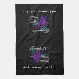 Proverbs 31 Bible Christian Women's Tea Towel