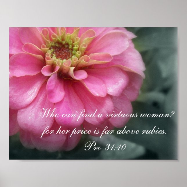 Proverbs 31 Collection~ Pro 31:10 Poster (Front)