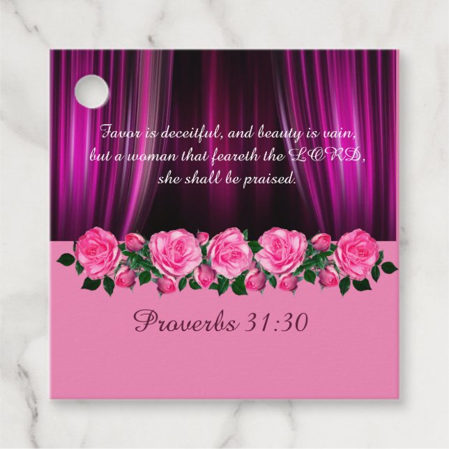 Proverbs 31 favour tags (Front)