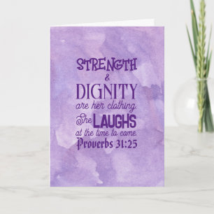 Proverbs 31 Mother's Day Folded Greeting Card