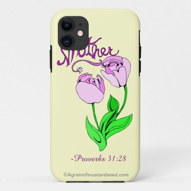Proverbs 31 Mum Mother's Day Case-Mate iPhone Case (Back)