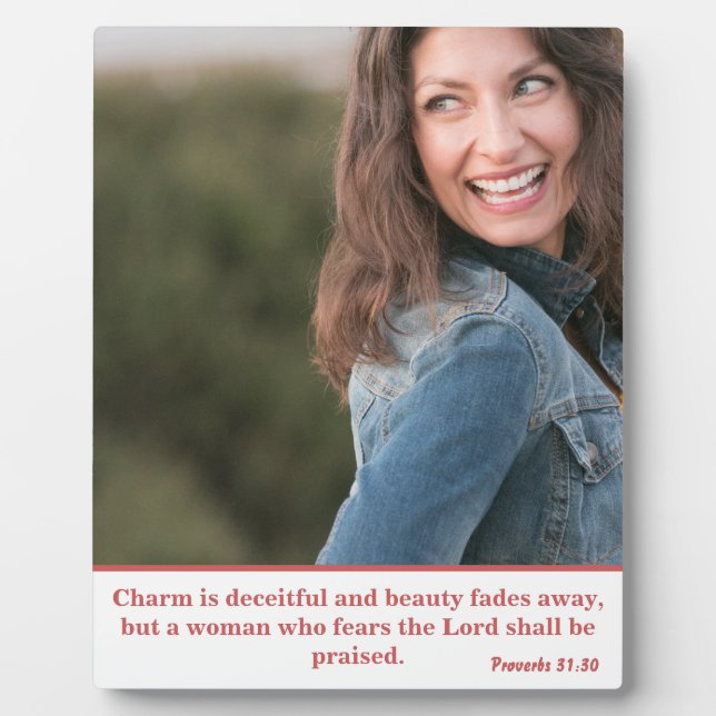 Proverbs 31 Woman Gift Plaque (Front)