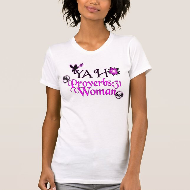 Proverbs 31 Woman Hebrew Israelite Clothing T-Shirt (Front)