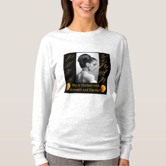 Proverbs 31 Woman White Long Sleeve T-Shirt