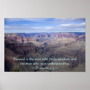 Proverbs 3:13 Poster