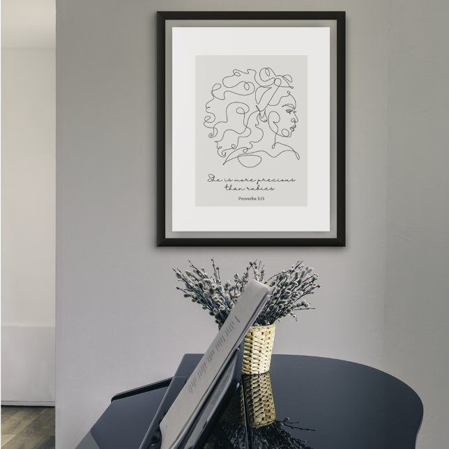 Proverbs 3:15 - More Precious Than Rubies Poster  (Creator Uploaded)