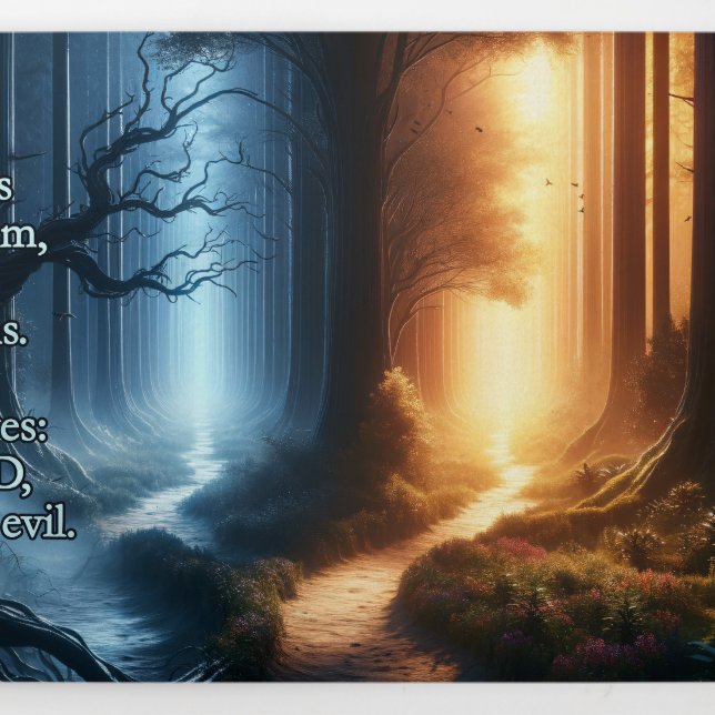 Proverbs 3:3–7 KJV Tract - Trust in the LORD Tri-Fold Card (Back)