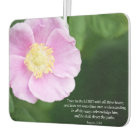 Proverbs 3:5-6 Christian Bible Verse Pink Flower