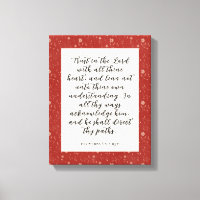 Proverbs 3:5-6 KJV Bible Verse Image