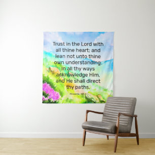 Proverbs 3:5-6    tapestry