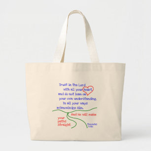 Proverbs 3:5&6 Tote Bag