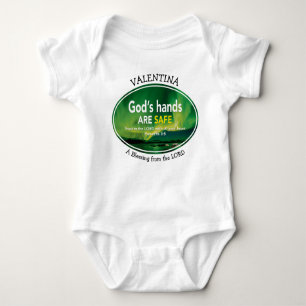 Proverbs 3:5-6 TRUST IN THE LORD Custom Photo Baby Bodysuit