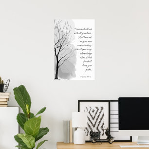 Proverbs 3:5-6 Trust in the Lord Poster