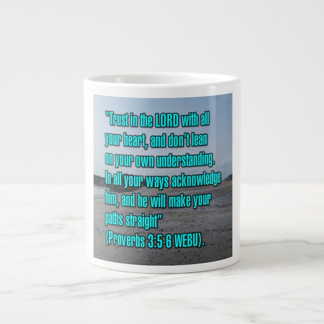 Proverbs 3:5–6 WEBU Mug (Front)