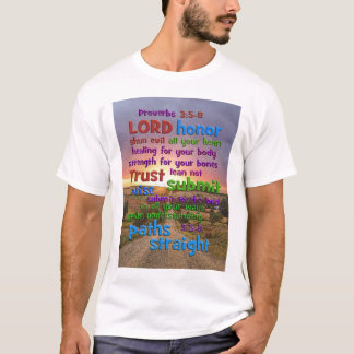 Proverbs 3:5-8 Long Path T-Shirt