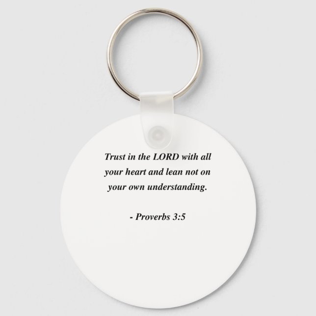 PROVERBS 3:5 KEY RING (Front)