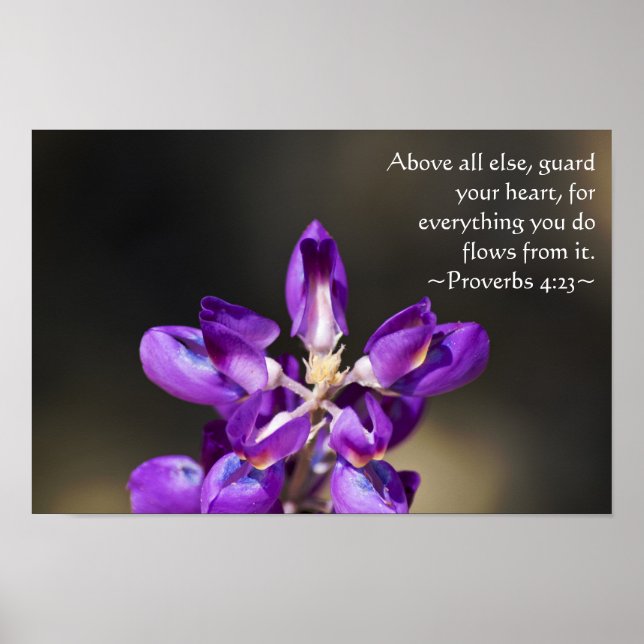 Proverbs 4:23 poster (Front)