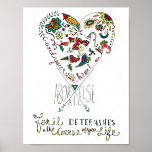 Proverbs 4:23 Poster