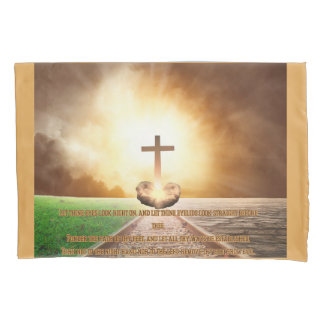 Proverbs 4:25-27 Cosy Bible Verse Pillowcase
