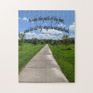 Proverbs 4:26 jigsaw puzzle