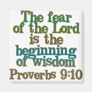 Proverbs 9:10 magnet