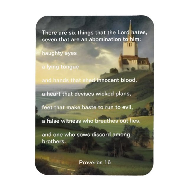 Proverbs Magnet (Vertical)