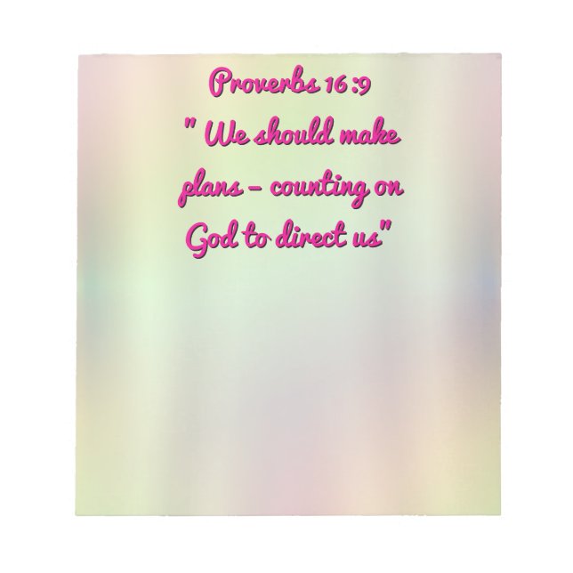 proverbs notepad (Front)