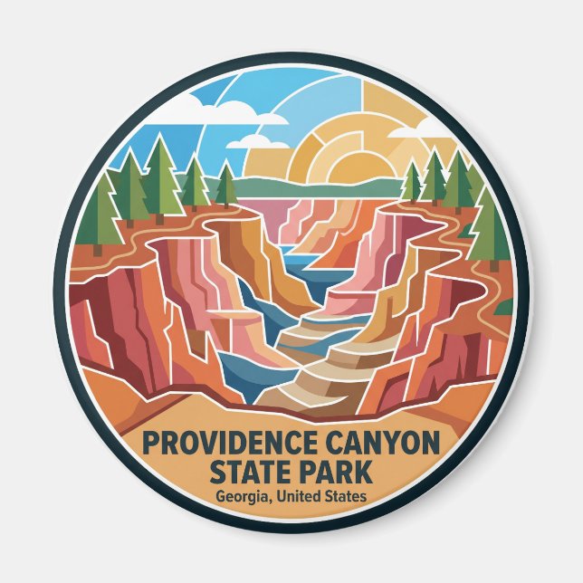 Providence Canyon State Park Georgia Magnet (Front)