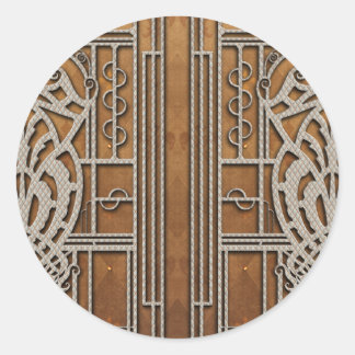 PROVIDENCE: FLEUR DE LIS CLASSIC ROUND STICKER