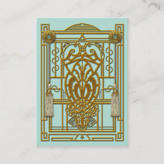 PROVIDENCE: HOLLYWOOD REGENCY BUSINESS CARD