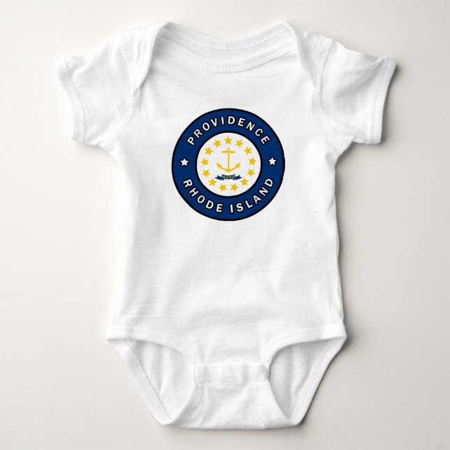 Providence Rhode Island Baby Bodysuit (Front)
