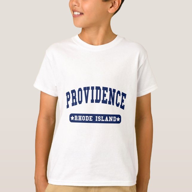 Providence Rhode Island College Style tee shirts (Front)