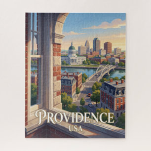 Providence Rhode Island Historic Travel Jigsaw Puzzle
