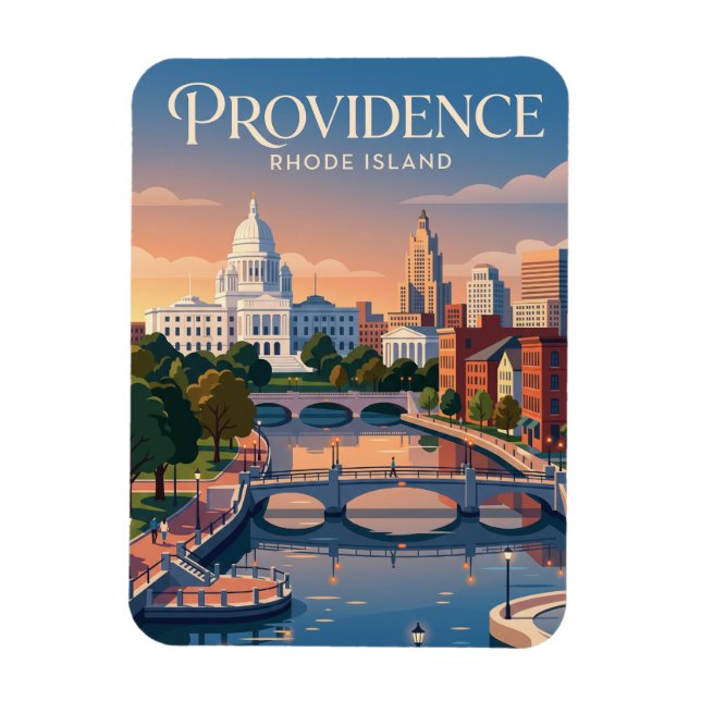 Providence, Rhode Island Magnet (Vertical)