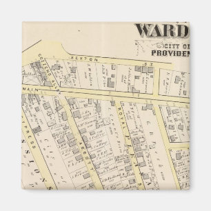 Providence Rhode Island Map 2 Magnet