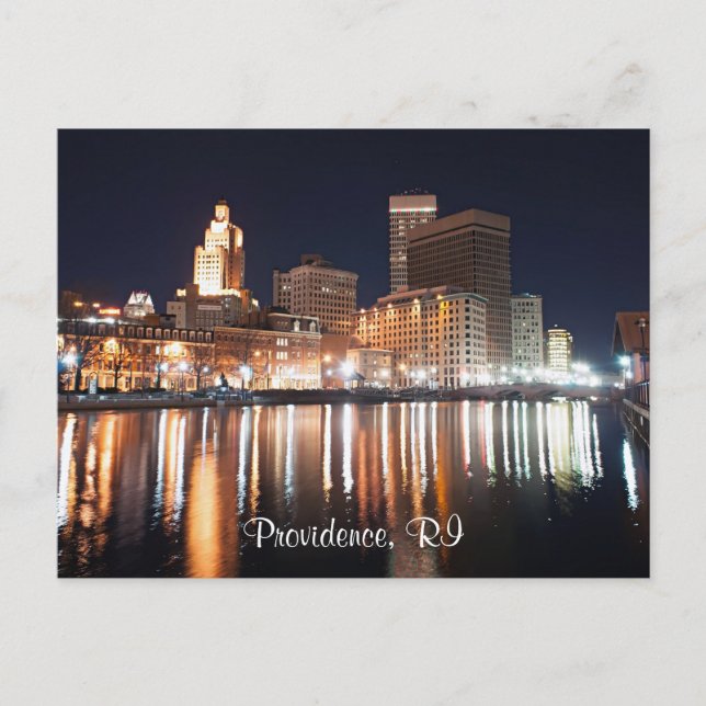 Providence Rhode Island Postcard (Front)