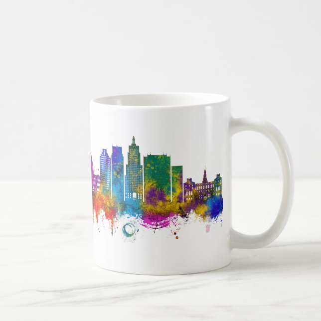 Providence Rhode Island Skyline Coffee Mug (Right)