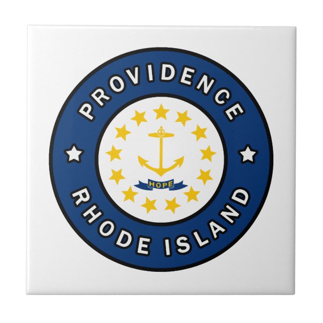 Providence Rhode Island Tile (Front)