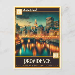 Providence, Rhode Island Vintage Postcard