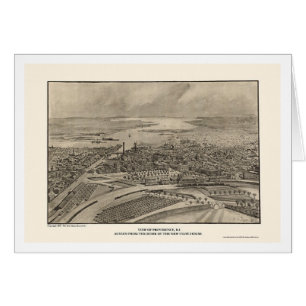 Providence, RI Panoramic Map - 1896