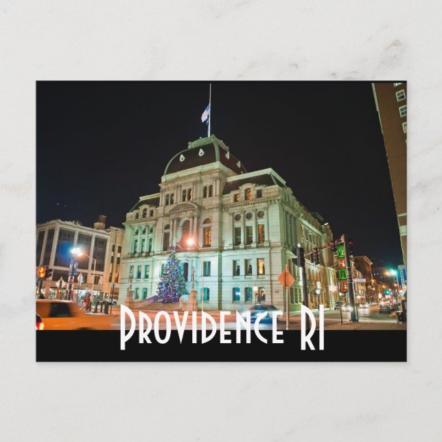 Providence RI Postcard (Front)