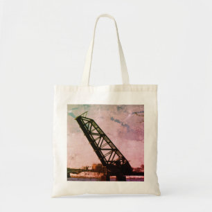 Providence, RI 'Stuck-Up Bridge' Tote Bag