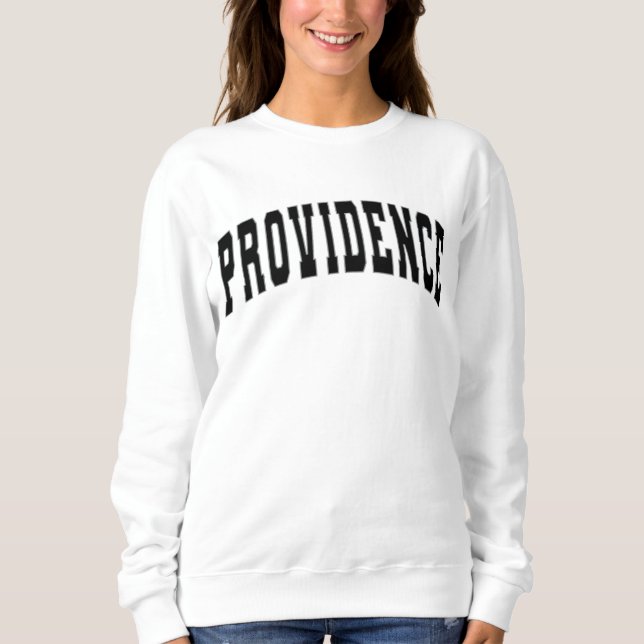 Providence RI Vintage Varsity College Style Sweats Sweatshirt (Front)