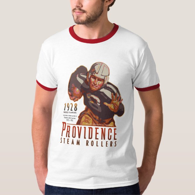 Providence Steam Rollers, Rhode Island T-Shirt (Front)