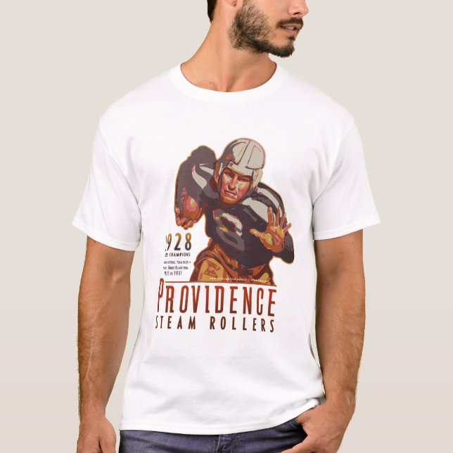 Providence Steam Rollers, Rhode Island T-Shirt (Front)